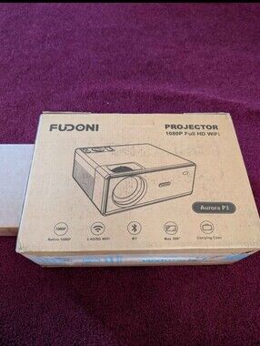 Aurora P3 1080P Full HD WiFi Projector - Brown